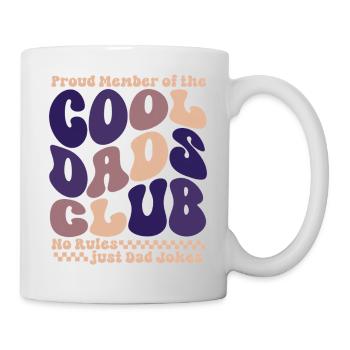Cool Dads Club - Dad Father's Day Gift - Mug - white - Right