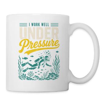 Diver Under Pressure Shirt - Mug - white - Right