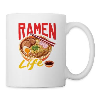 Ramen Life Nudel Bowl Japan Foodie - Tasse - Weiß - Rechts