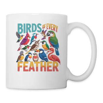 Birds of Every Feather Vogel - Mug - white - Right