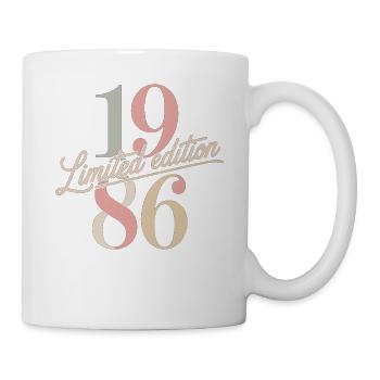 Limited Edition 1986 Geburtstag - Tasse - Weiß - Rechts