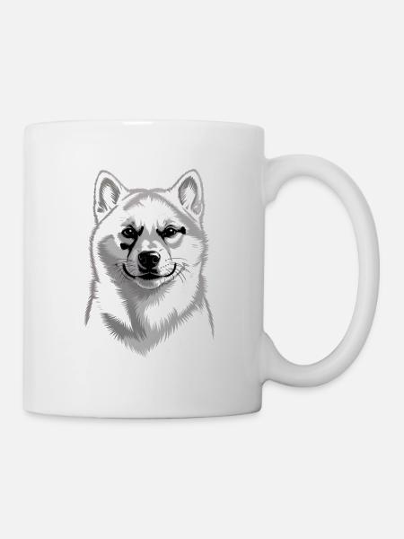 Husky - Tasse - Weiß