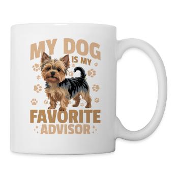 Yorkshire Terrier Yorkie Dog Breed - Mug - white - Right