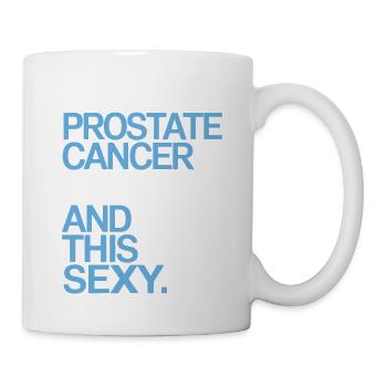 Lutter contre le cancer de la prostate – Sexy & Strong - Mug blanc - blanc - Droite