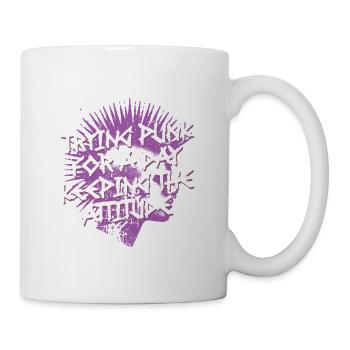 Punk For A Day - Mug - white - Right
