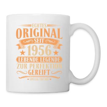 Original seit 1956 – 70. Geburtstag Retro - Tasse - Weiß - Rechts