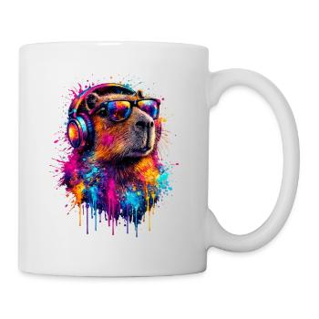 Capybara - Tasse - Weiß - Rechts