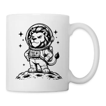 Astronaut Leo Space Moon Adventure - Mug - white - Right