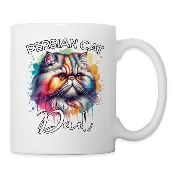 Perserkatze Papa - Tasse - Weiß - Rechts