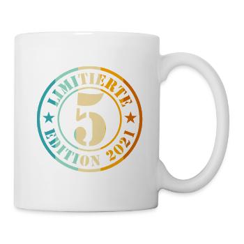 5th Birthday Young Girls - Mug - white - Right