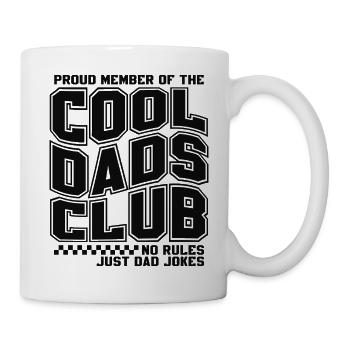 Cool Dads Club - Papa Vatertag Geschenk - Tasse - Weiß - Rechts