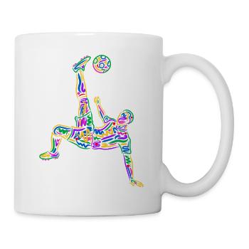 Soccer Colorful Soccer Players Kids Soccer Players - Mug - white - Right
