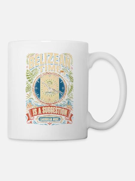 Belize Belizische Wurzel - Tasse - Weiß