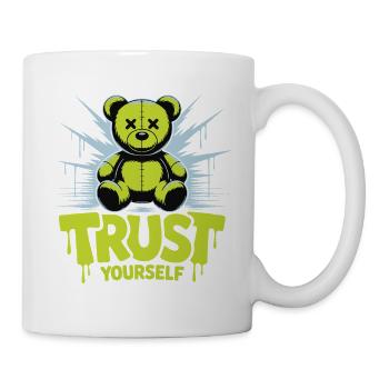 Trust Yourself Bear Graffiti - Mug - white - Right