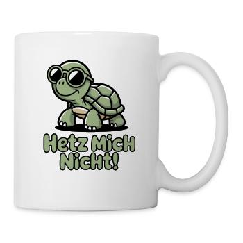  Schildkröte - Tasse - Weiß - Rechts