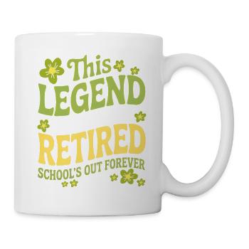 teacher Retirement Gifts for Teachers Retirement - Mug - white - Right