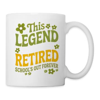 teacher Retirement Gifts for Teachers Retirement - Mug - white - Right