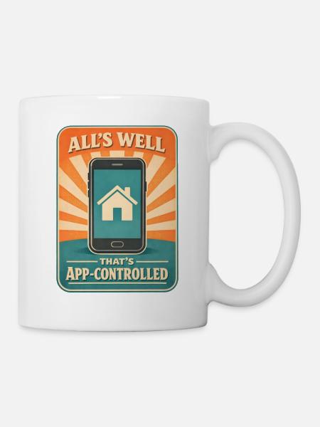 Alles gut per App | Smart Home - Tasse - Weiß