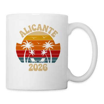 Alicante Sunset 2026 Beach Vibes - Tasse - Weiß - Rechts