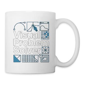 Graphiste Problème visuel Designer créatif - Mug blanc - blanc - Droite