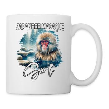 Japanese Macaque Girl Japanese Macaque - Mug - white - Right