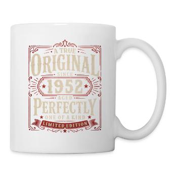 74th Birthday Gift Original Vintage 1952 - Mug - white - Right