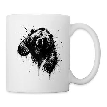 Dark Bear Spritz Graffiti - Mug - white - Right