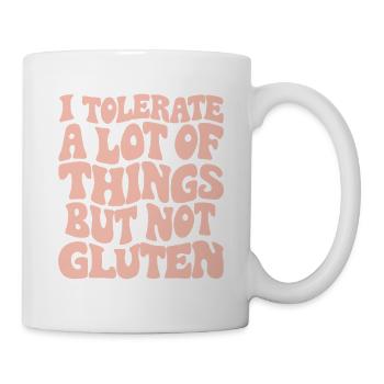 Tolérer beaucoup, mais pas de gluten - Mug blanc - blanc - Droite