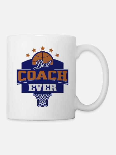 Bester Basketballtrainer - Tasse - Weiß