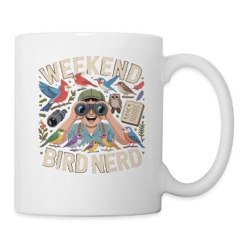 Weekend Bird Nerd Bird Watcher - Mug - white - Right