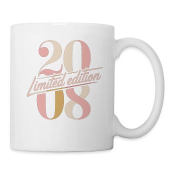 Anniversaire édition limitée 2008 - Mug blanc - blanc - Droite