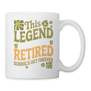 teacher Retirement Gifts for Teachers Retirement - Mug - white - Right