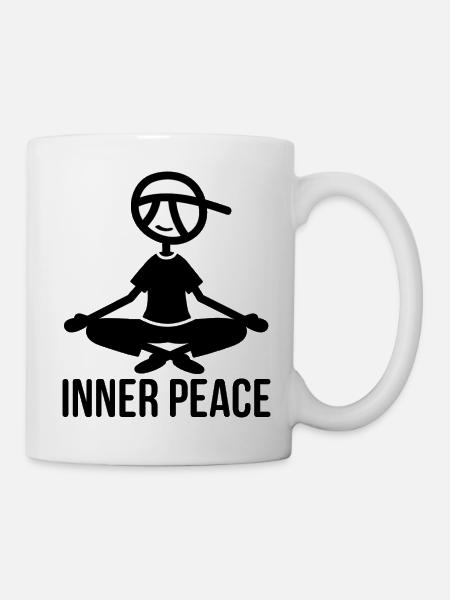 Seelenfrieden - Tasse - Weiß