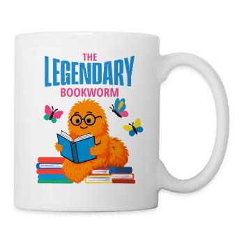 Rat de bibliothèque légendaire, le héros de la lecture - Mug blanc - blanc - Droite
