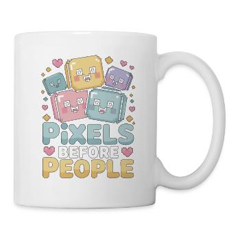 Graphic Designer Pixels Before Branding Designer - Mug - white - Right
