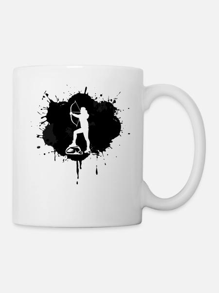 Bogenschütze - Tasse - Weiß