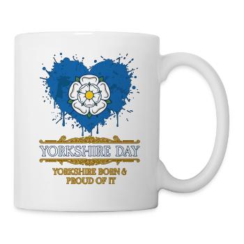 Yorkshire Day Yorkshire Proud Of Northern England - Mug - white - Right