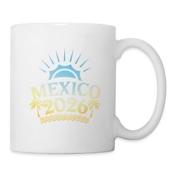 Mexiko 2026 Bunt - Tasse - Weiß - Rechts
