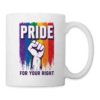 T-shirt Pride Rainbow Right Statement - Mug blanc - blanc - Droite