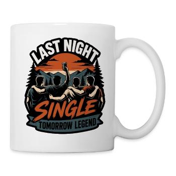 Célibataire de la nuit dernière : Légende de demain - Mug blanc - blanc - Droite