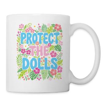 Mois de la Fierté LGBTQ - Protégez les poupées - Mug blanc - blanc - Droite