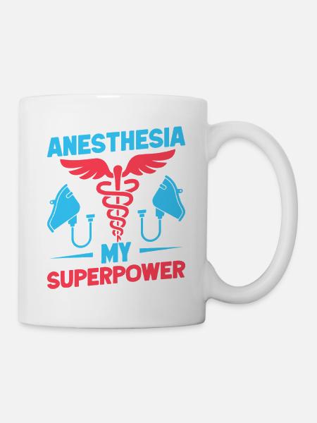 Anesthesiologist My Superpower Anesthesia - Tasse - Weiß