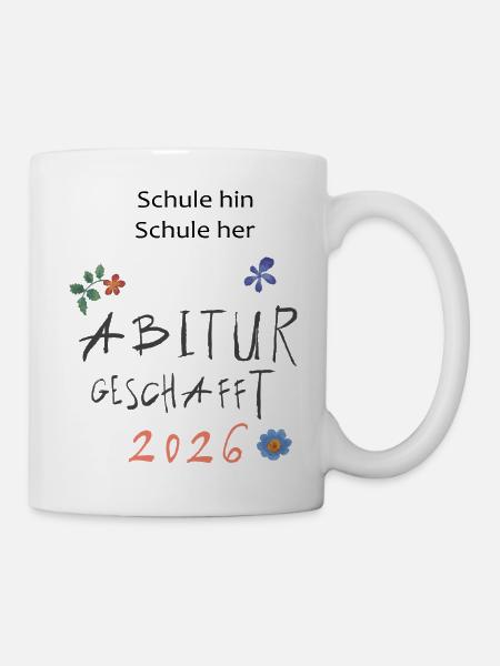 Abitur 2026  - Tasse - Weiß