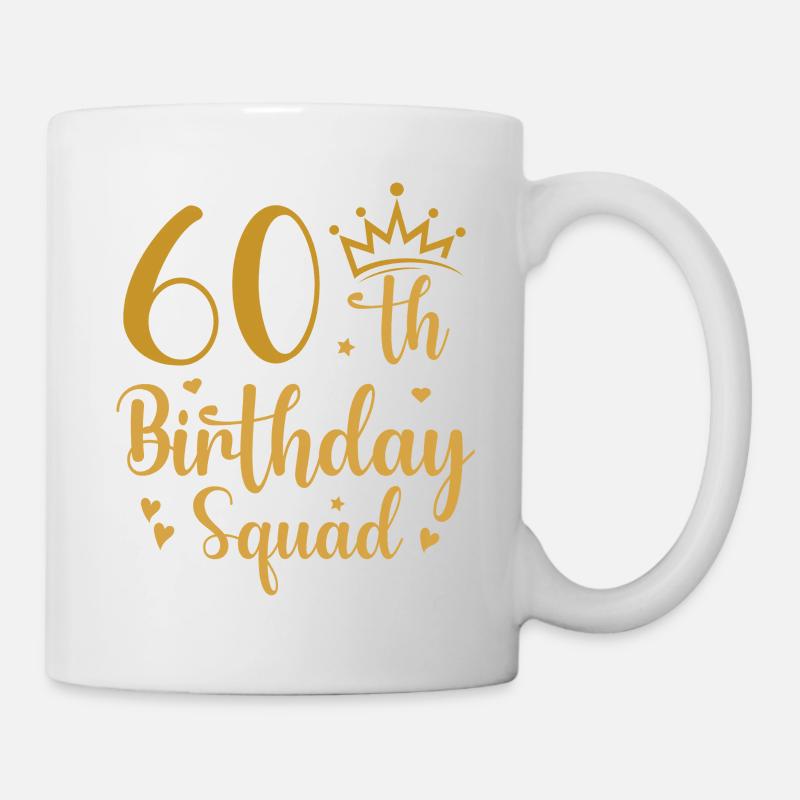 60th Birthday Squad - Mug - white