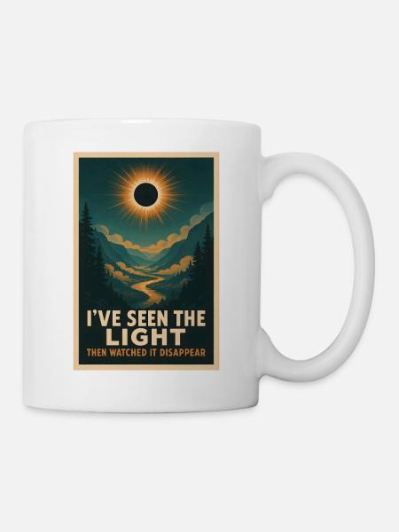 Licht verschwindet | Eclipse - Tasse - Weiß
