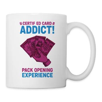 Expérience d’ouverture du pack Certified Card Addict - Mug blanc - blanc - Droite