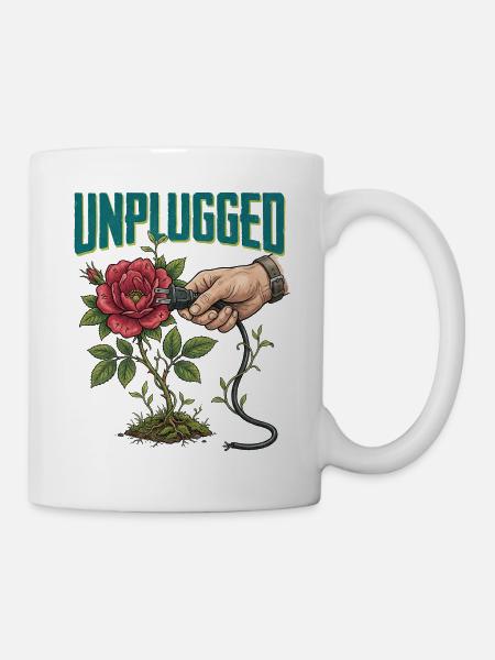 Unplugged - Tasse - Weiß