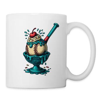 Baseball Sundae Treat - Mug - white - Right