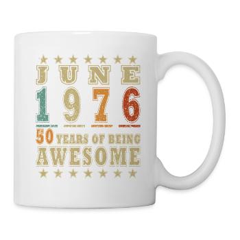 50th birthday June 1976 - Mug - white - Right
