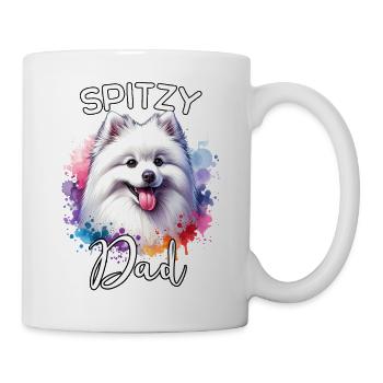 Spitz Papa - Tasse - Weiß - Rechts
